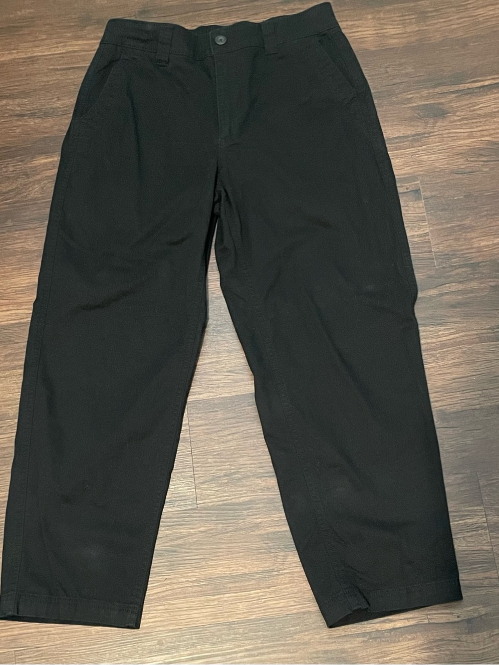 Old Navy Black Women's Straight-Leg Chinos